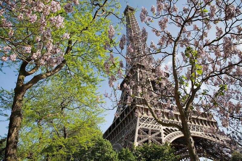 Torre Eiffel en primavera, París