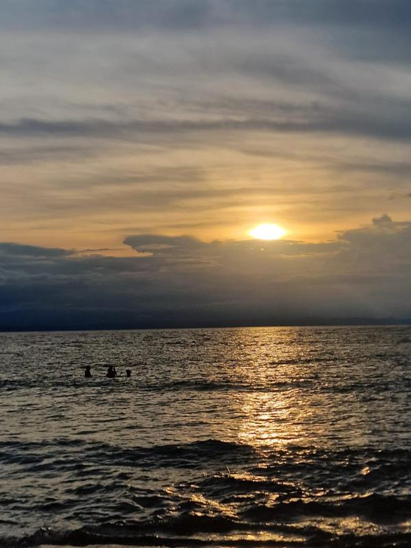 Atardecer en el mar Caribe