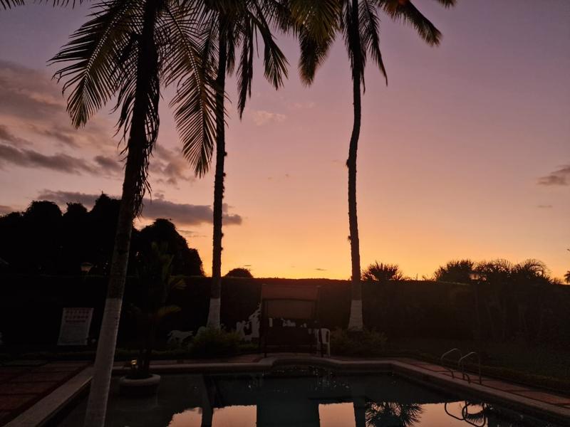 Atardecer en hotel campestre